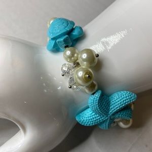 Beautiful nautical beaded bracelet